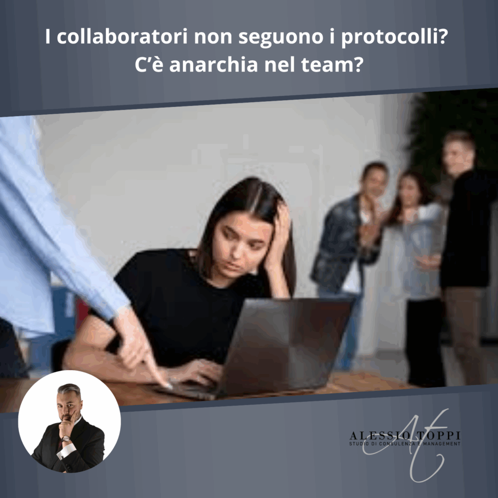 Eccesso di burocrazia? I collaboratori non seguono i protocolli.